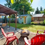 Outdoor Fire Pit Area - The Berd Haus